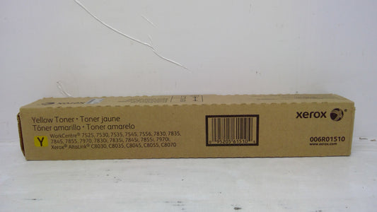 Genuine Xerox 006R01510/6R1510 METEREDYellow Toner *OPEN BOX* for WorkCentre 7525, 7530, 7535, 7545