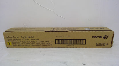 Genuine Xerox 006R01510/6R1510 METEREDYellow Toner *OPEN BOX* for WorkCentre 7525, 7530, 7535, 7545