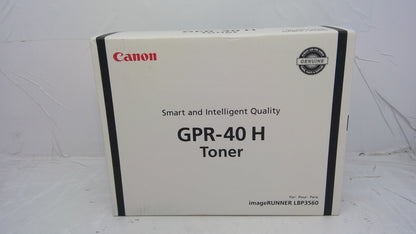 Genuine Canon GPR-40H 3482B005AA Black Toner for  imageRUNNER LBP3560 and imageRUNNER LBP3580