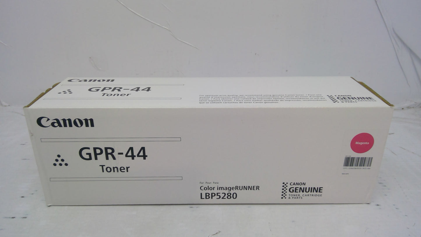 Genuine Canon GPR-44 (2660B005AA) Magenta Toner for imageRUNNER LBP5280