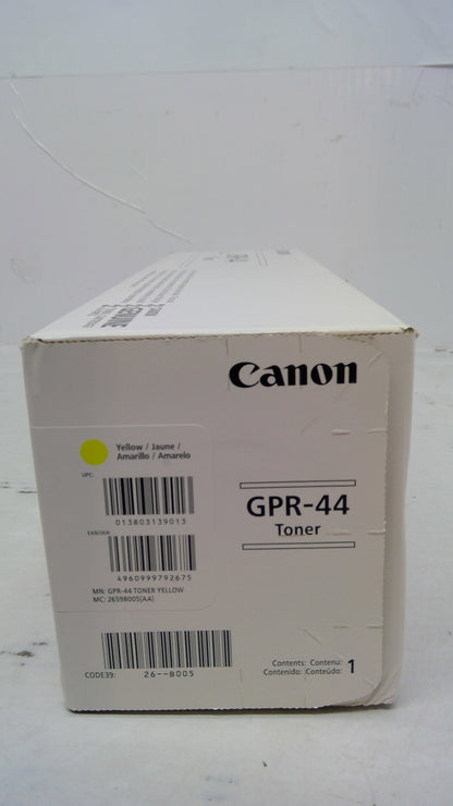 Genuine Canon GPR-44 (2659B005AA) Yellow Toner for Color imageRUNNER LBP5280