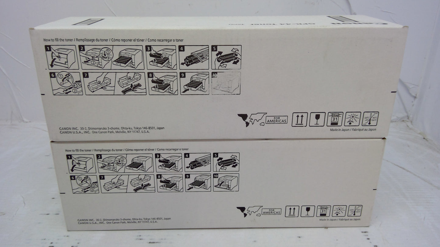 Genuine Canon GPR-44 (2662B009AA) Black Toner *LOT OF 2*