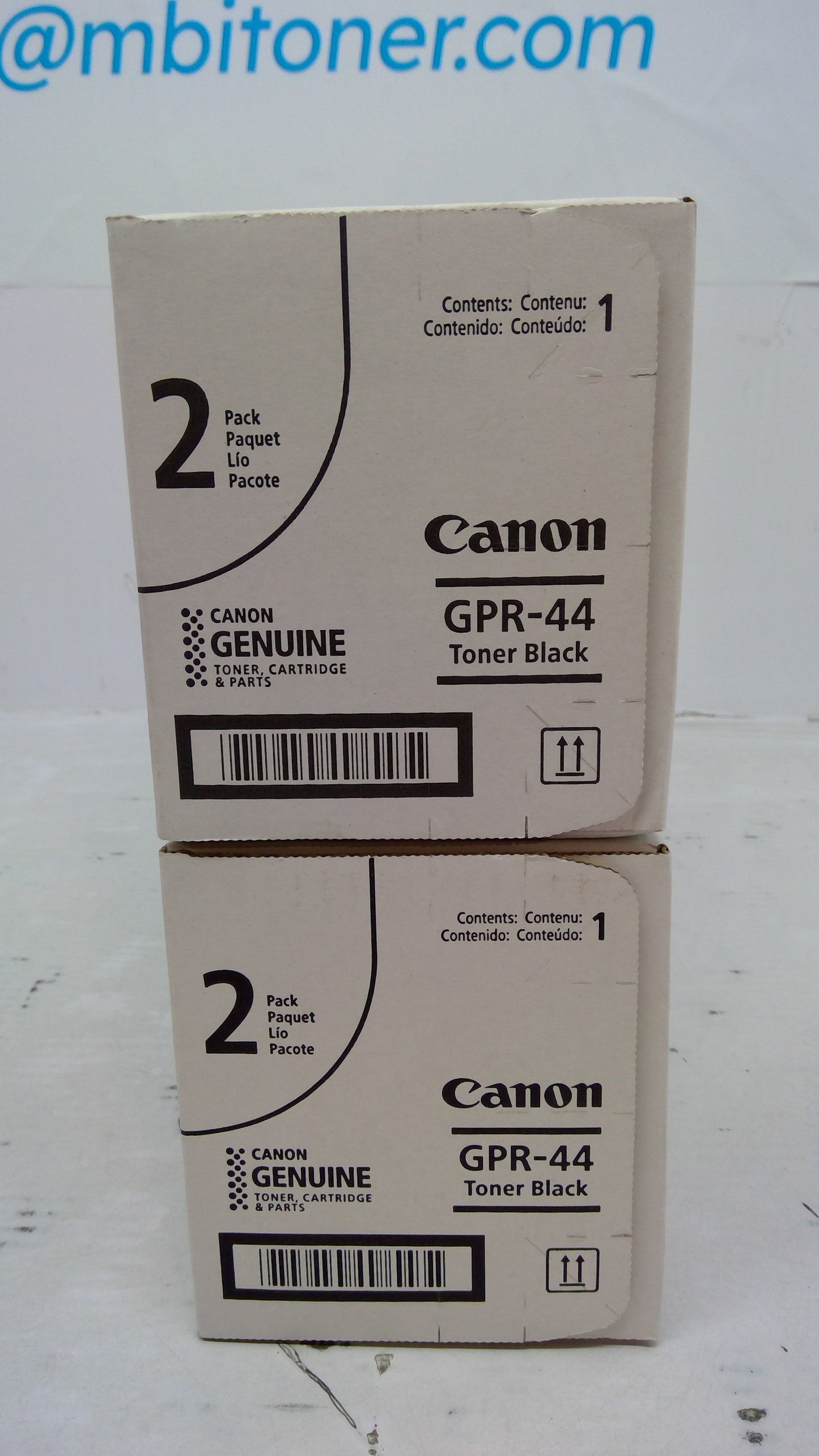 Genuine Canon GPR-44 (2662B009AA) Black Toner *LOT OF 2*