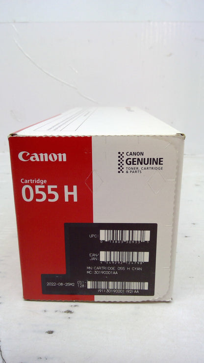 Genuine Canon 055H (3019C001AA) High Yield Cyan Toner