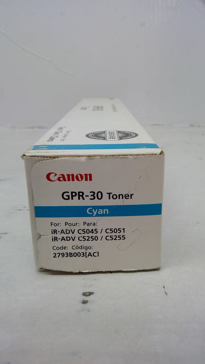Genuine Canon GPR-30 (2793B003AC) Cyan Toner