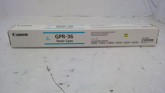 Genuine Canon GPR-36 (3783B003AA) Cyan Toner