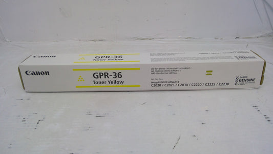Genuine Canon GPR-36 (3785B003AA) Yellow Toner