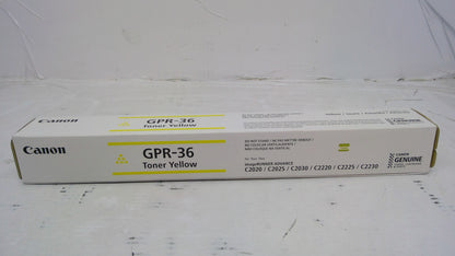 Genuine Canon GPR-36 (3785B003AA) Yellow Toner
