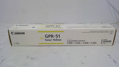 Genuine GPR-51 (8519B003AB) Yellow Toner