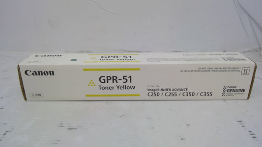 Genuine GPR-51 (8519B003AB) Yellow Toner