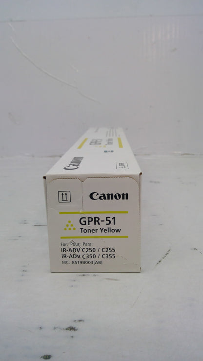 Genuine GPR-51 (8519B003AB) Yellow Toner