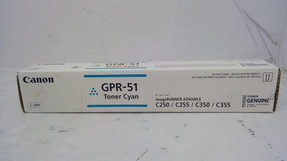 Genuine Canon GPR-51 (8517B003AB) Cyan Toner