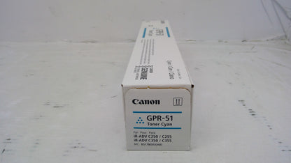 Genuine Canon GPR-51 (8517B003AB) Cyan Toner
