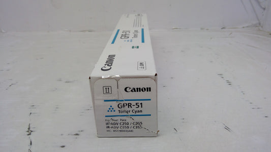Genuine Canon GPR-51 (8517B003AB) Cyan Toner