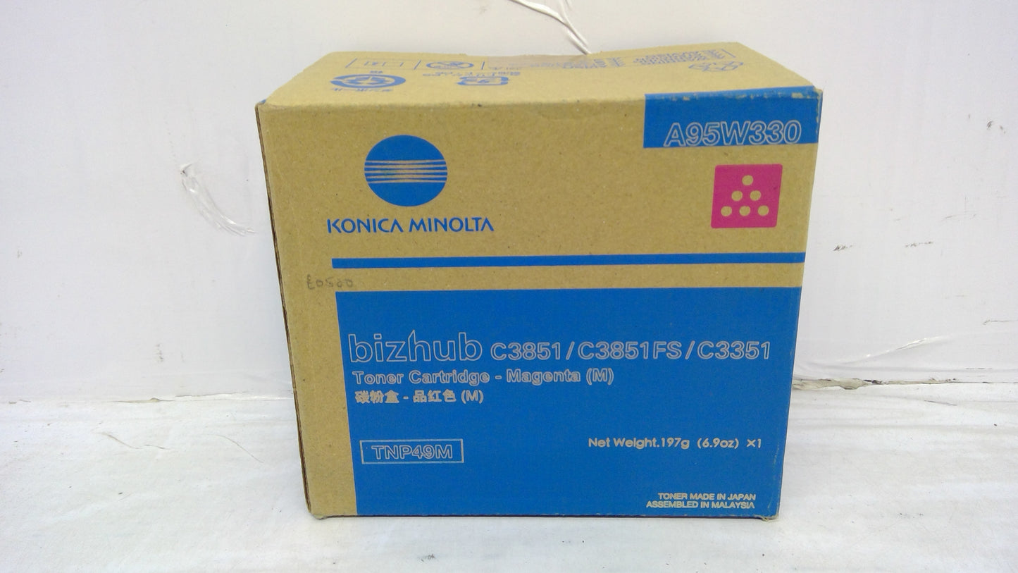 Genuine Konica Minolta A95W330 (TNP49M) Magenta Toner
