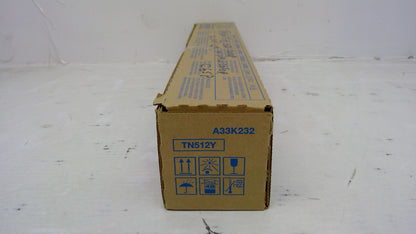 Genuine Konica Minolta TN512Y (A33K232) Yellow Toner