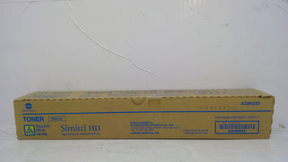 Genuine Konica Minolta TN512Y (A33K232) Yellow Toner