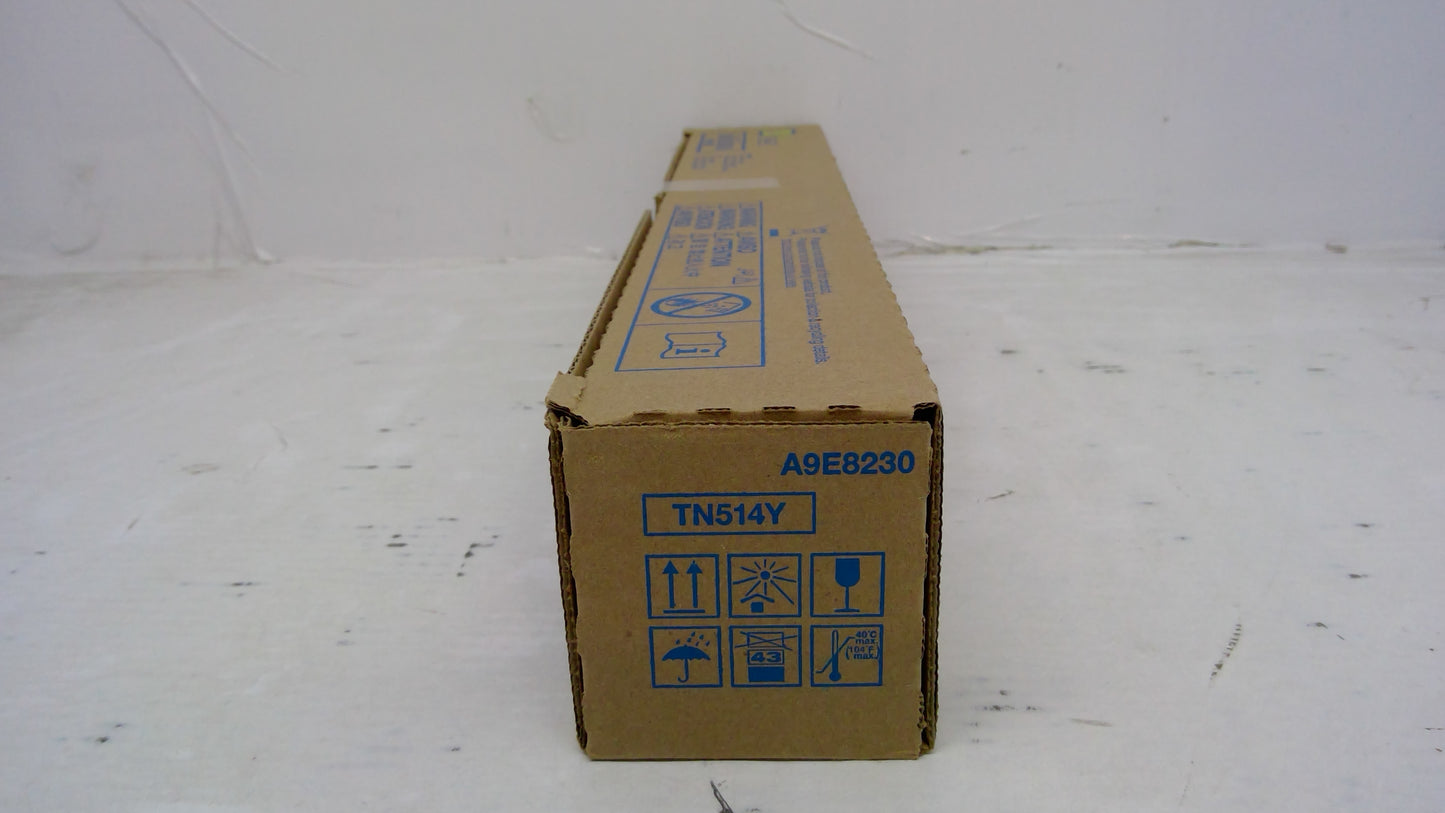 Genuine Konica Minolta TN514Y (A9E8230) Yellow Toner