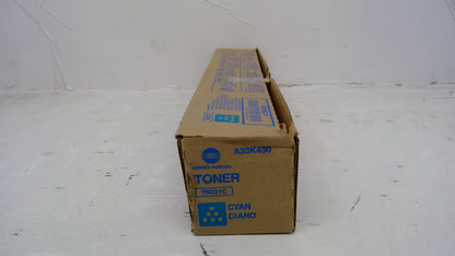 Genuine Konica Minolta TN321C (A33K430) Cyan Toner