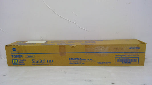 Genuine Konica Minolta A33K230 (TN321Y) Yellow Toner Cartridge - SunnyToner | Operated by MBI International