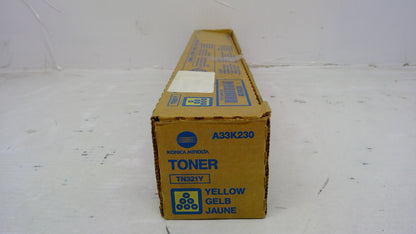 Genuine Konica Minolta A33K230 (TN321Y) Yellow Toner Cartridge