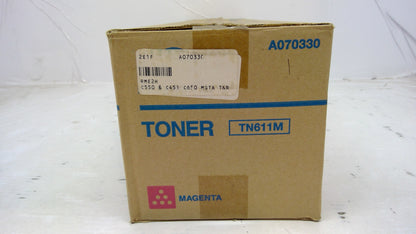 Genuine Konica Minolta A070330 (TN611M) Magenta Toner