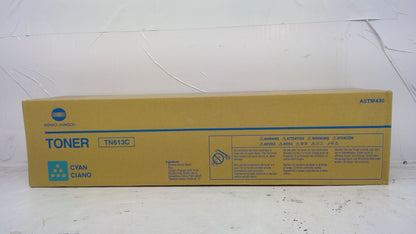 Genuine Konica Minolta A0TM430 (TN613C) Cyan Toner