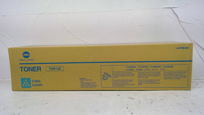 Genuine Konica Minolta A0TM430 (TN613C) Cyan Toner