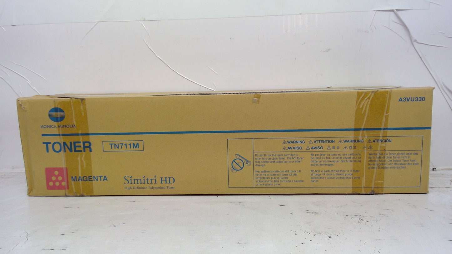 Genuine Konica Minolta A3VU330 (TN711M) Magenta Toner