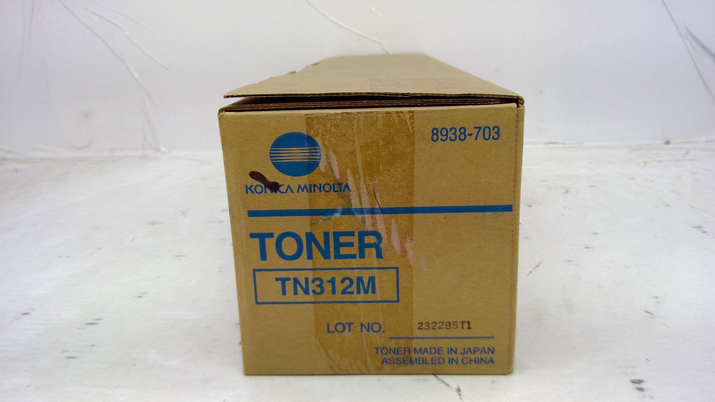 Genuine Konica Minolta 8938-703 (TN312M) Magenta Toner