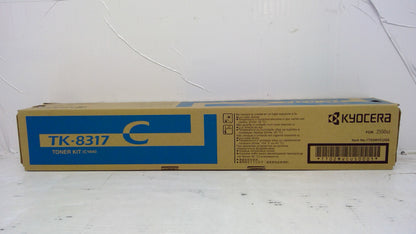 Genuine Kyocera 1T02MVCUS0 (TK8317C) Cyan Toner for 2550ci