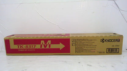 Genuine Kyocera 1T02MVBUS0 (TK-8317M) Magenta Toner for 2550ci