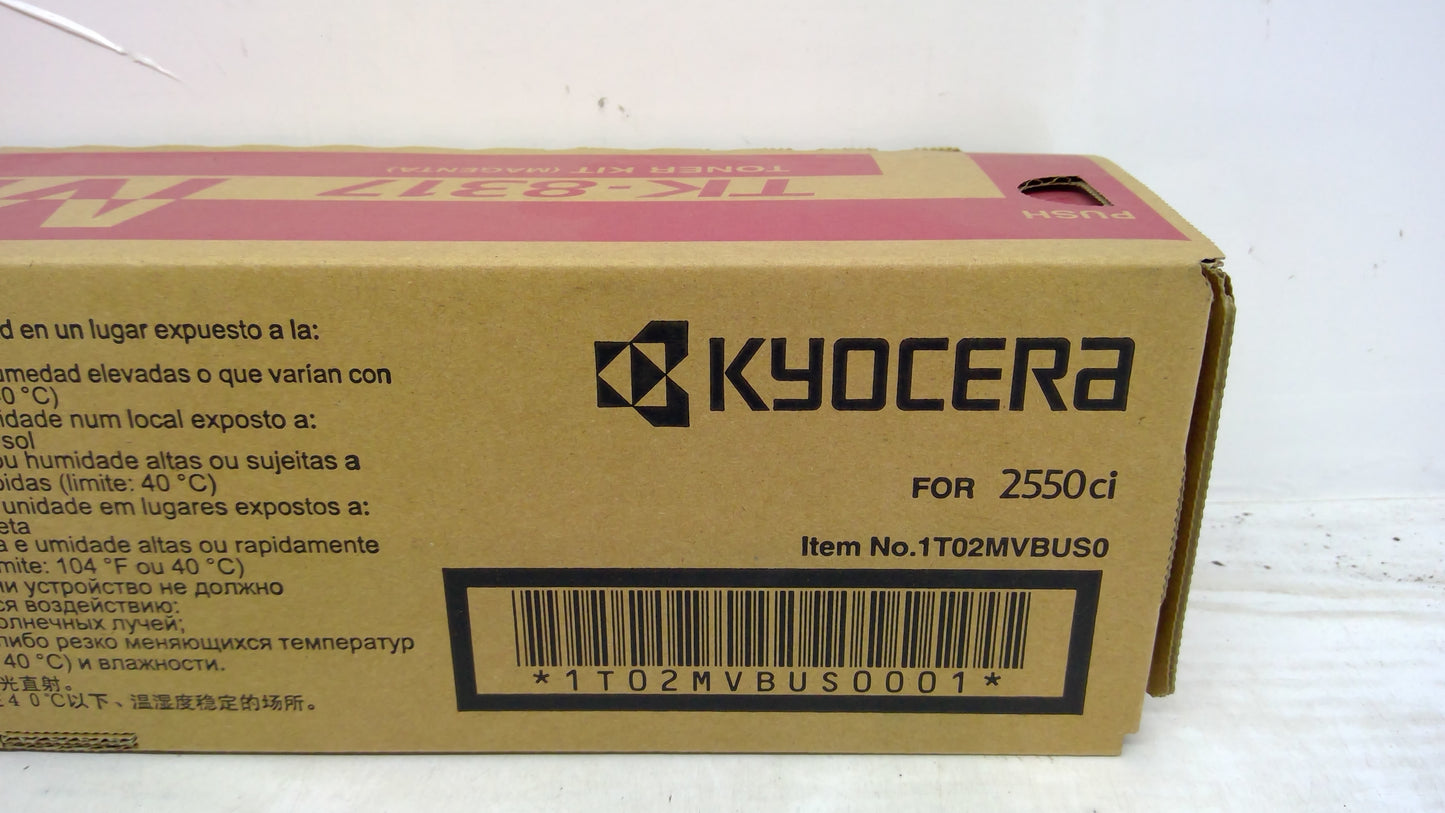 Genuine Kyocera 1T02MVBUS0 (TK-8317M) Magenta Toner for 2550ci