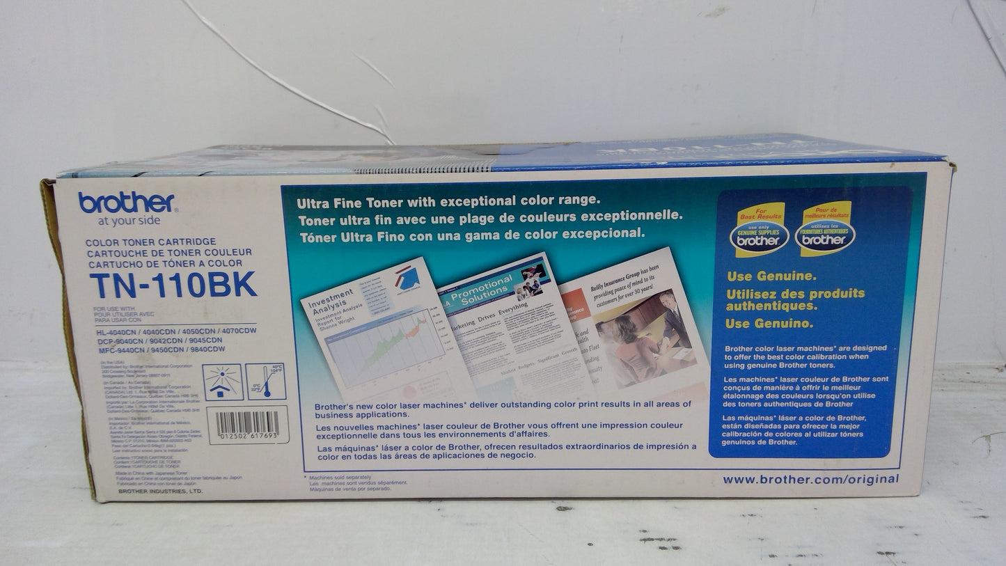 Genuine Brother TN-110BK Black Toner