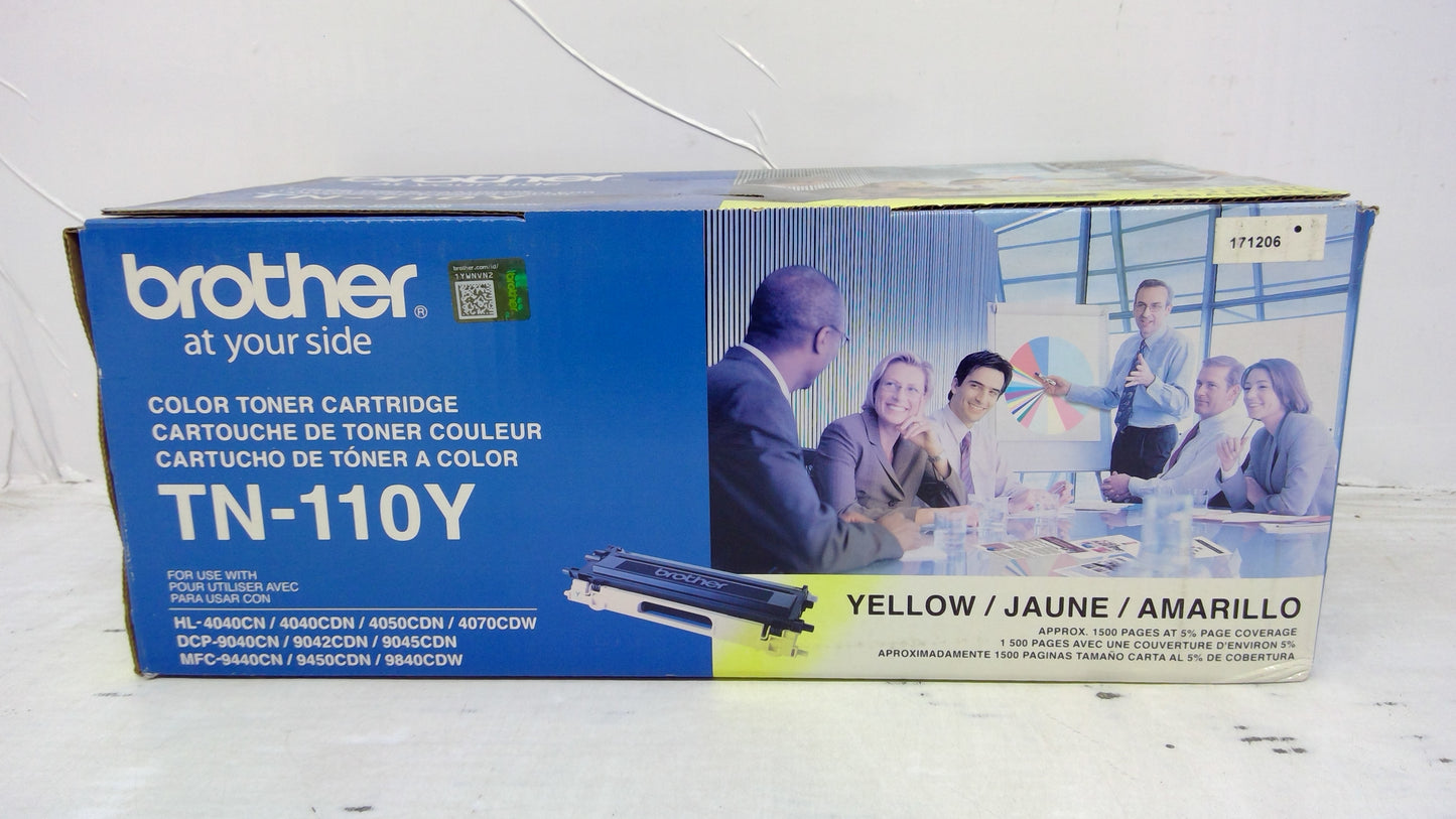 Genuine Brother TN-110Y Yellow Toner