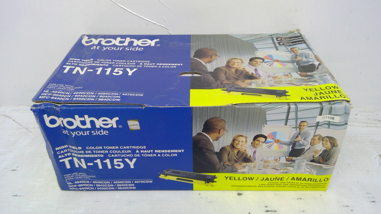 Genuine Brother TN-115Y Yellow Toner
