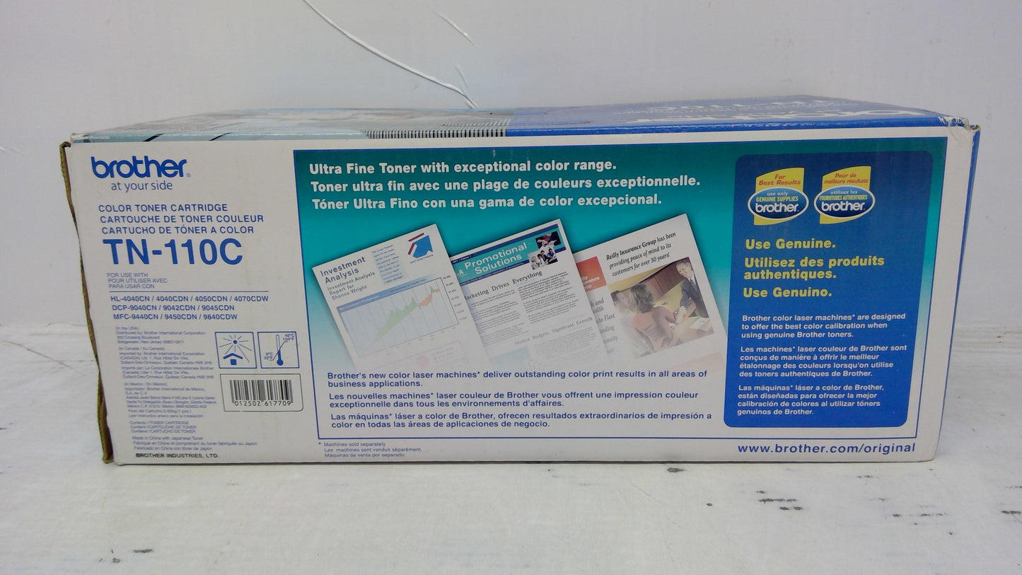 Genuine Brother TN-110C Cyan Toner