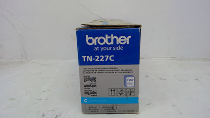 Genuine Brother TN-227C Cyan High Yield Toner Cartridge