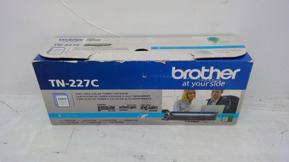 Genuine Brother TN-227C Cyan High Yield Toner Cartridge
