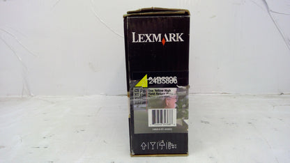 Genuine Lexmark 24B5806 Yellow High Yield Toner Cartridge - SunnyToner | Operated by MBI International