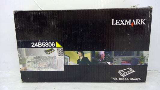 Genuine Lexmark 24B5806 Yellow High Yield Toner Cartridge - SunnyToner | Operated by MBI International