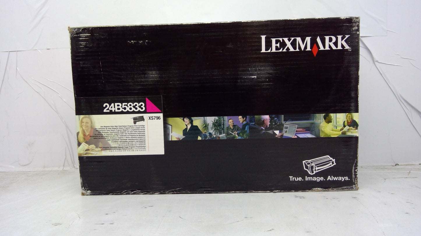 Genuine Lexmark 24B5833 Magenta Extra High Yield Toner Cartridge - SunnyToner | Operated by MBI International
