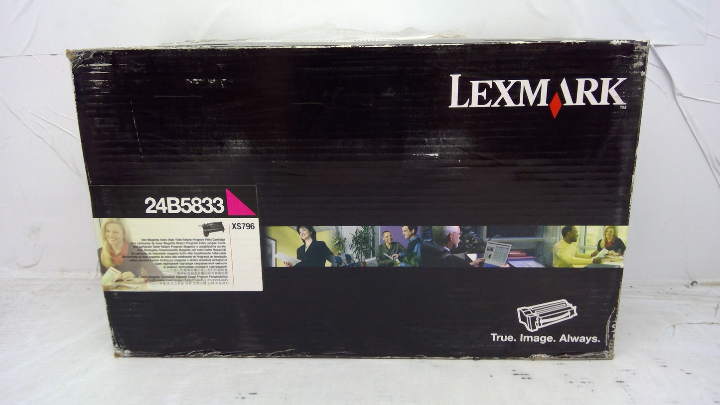 Genuine Lexmark 24B5833 Magenta Extra High Yield Toner Cartridge - SunnyToner | Operated by MBI International