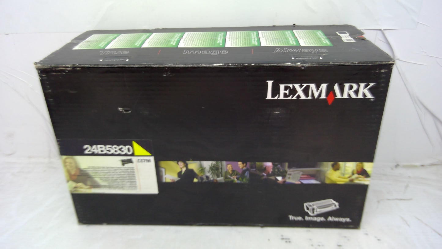 Genuine Lexmark 24B5830 Extra High Yield Yellow Toner Cartridge - SunnyToner | Operated by MBI International