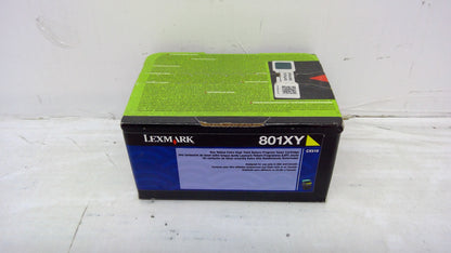 Genuine Lexmark 801XY (80C1XY0) One Yellow Extra High Yield Toner Cartridge - SunnyToner | Operated by MBI International