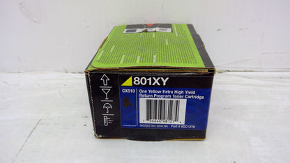 Genuine Lexmark 801XY (80C1XY0) One Yellow Extra High Yield Toner Cartridge - SunnyToner | Operated by MBI International
