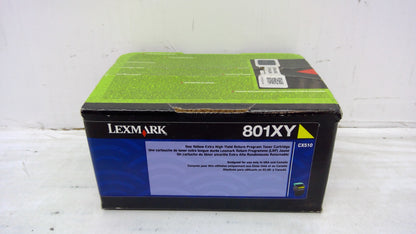 Genuine Lexmark 801XY (80C1XY0) One Yellow Extra High Yield Toner Cartridge - SunnyToner | Operated by MBI International