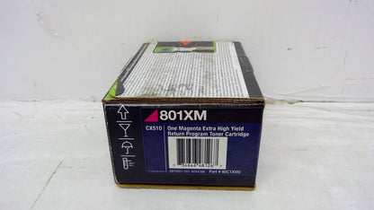 Genuine Lexmark 801XM Magenta Extra High Yield Toner Cartridge