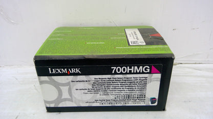 Genuine Lexmark 700HMG Magenta High Yield Toner Cartridge
