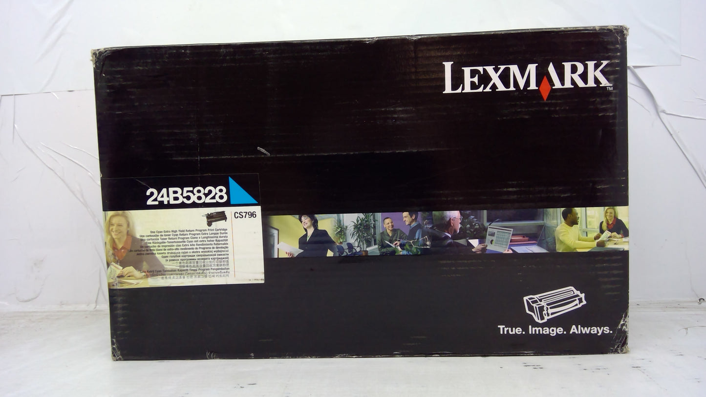 Genuine Lexmark 24B5828 Cyan Extra High Yield Toner Cartridge